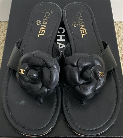 chanel floral sandals|chanel sandals for women.